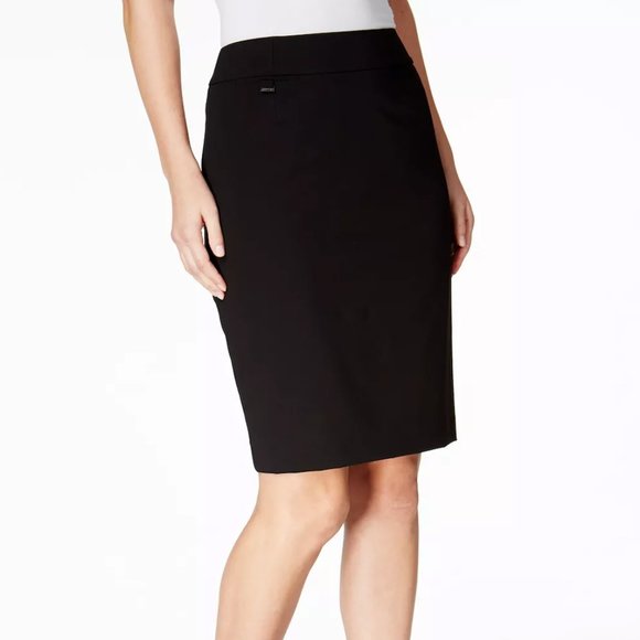 Calvin Klein Black Pencil Skirt - Picture 1 of 6